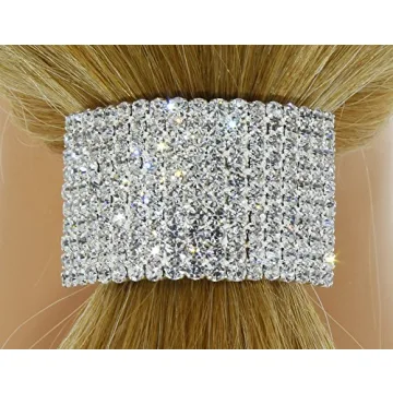Rhinestone Ponytail Holder – Sparkling Hair Tie for All Occasions
