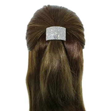 Rhinestone Ponytail Holder – Sparkling Hair Tie for All Occasions