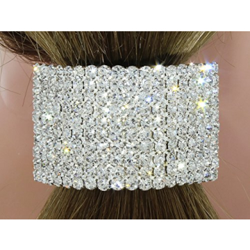 Rhinestone Ponytail Holder – Sparkling Hair Tie for All Occasions