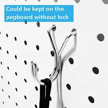 FRIMOONY Pegboard Hooks and Bins - 204 Pieces for Tool Organization