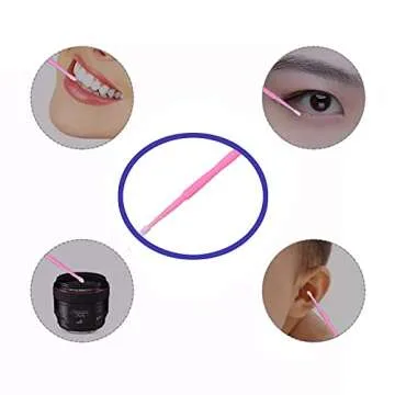 BlingKingdom 100pcs Disposable Micro Applicators Brushes