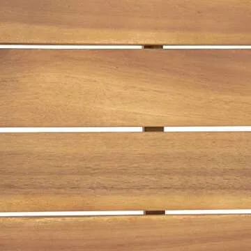 Christopher Knight Home Gallia Outdoor Loveseat Set, Teak Finish, Cream