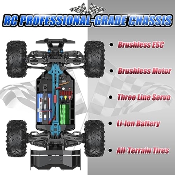 Get Thrilled with ScharkSpark 1:16 Brushless RC Car