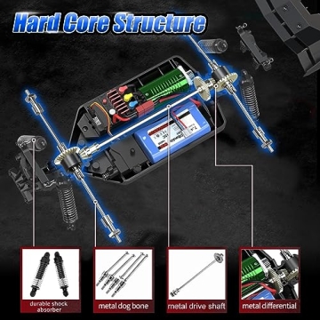 Get Thrilled with ScharkSpark 1:16 Brushless RC Car