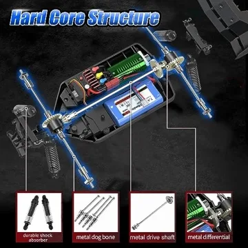 Get Thrilled with ScharkSpark 1:16 Brushless RC Car