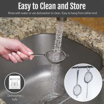 Matcha Sifter | Tea Strainer | Very Fine Mesh | Stainless Steel | Eliminate Clumps In Matcha Green Tea Powder