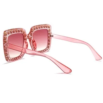 Oversized Rhinestone Sunglasses for Fashion Lovers