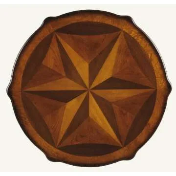 Butler Specialty Company Bainbridge Starburst Inlay End Table - Olive Ash Burl