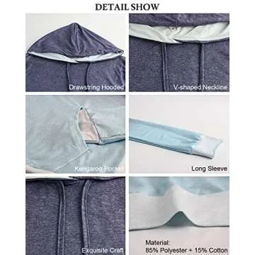 Minipeach Women's Long Sleeve Tops, Tie Dye Sweatshirt, Zip Up Hoodie Oversized-Sweatshirts Pullover