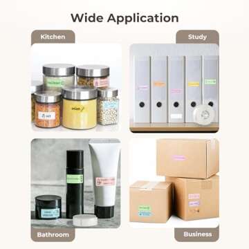 Standpoint Label Maker Machine with Tape: Portable Bluetooth Thermal Label Printer HP2 for Easy Organization - Wireless, Inkless, High-Resolution for Home and Office Supplies