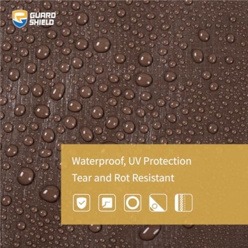 GUARD SHIELD Heavy Duty Waterproof Tarp Cover 12x12 Feet