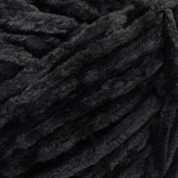 Bernat Velvet Yarn, 10.5 oz, Blackbird - Luxurious Softness for Your Projects
