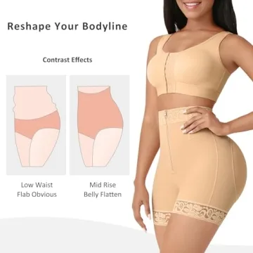 FeelinGirl Butt Lifter Shapewear for Ladies Tummy Control