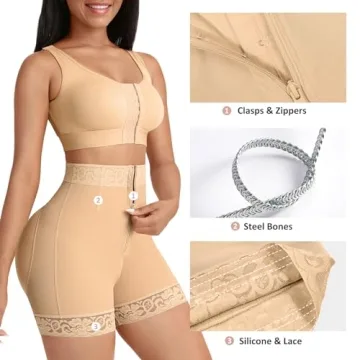 FeelinGirl Butt Lifter Shapewear for Ladies Tummy Control