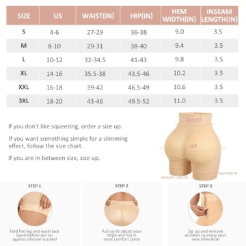 FeelinGirl Butt Lifter Shapewear for Ladies Tummy Control