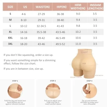 FeelinGirl Butt Lifter Shapewear for Ladies Tummy Control