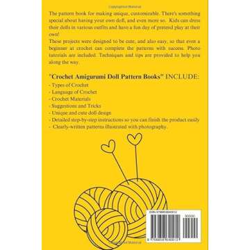 Crochet Amigurumi Doll Pattern Books: Cute and Easy Crochet Doll Patterns
