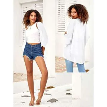 Lightweight Women's Kimono Cover Up - Summer Essentials!