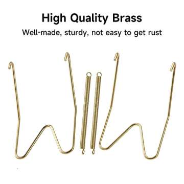 Fasunry 12 Pack Plate Hangers, 8 10 12 Inch Wall Plate Hangers and 16 Pack Wall Hooks, Compatible 7.5 to 12.5 Inch Decorative Plates, Antique China, Antique Plates and Arts