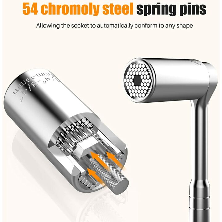 Universal Socket Tool Set for Men & Handyman