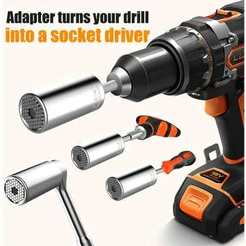 Universal Socket Tool Set for Men & Handyman