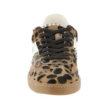Dolce Vita Leopard Calf Hair Sneakers for Trendy Comfort