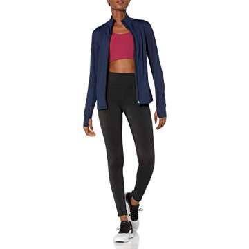 Amazon Essentials Women's Studio Sculpt Mid-Rise Full-Length Active Legging, Black, X-Small