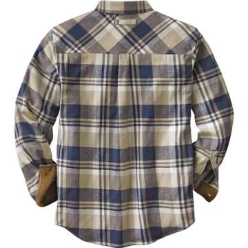 Legendary Whitetails Men's Tall Buck Camp Flannel, Long Sleeve Plaid Button Down Casual Shirt, Cordu...
