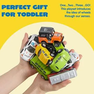 JOYIN 20PCS Die Cast Pull Back Cars for Kids
