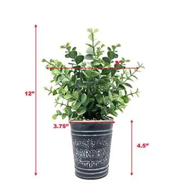 Lifelike Artificial Boxwood Plants for Home & Office Decoration