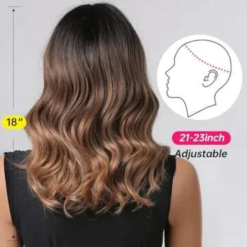 Stylish Short Brown Ombre Wigs for Versatile Looks