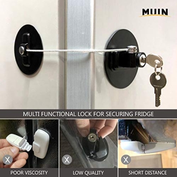 MUIN Refrigerator Lock with Key – Secure Your Fridge