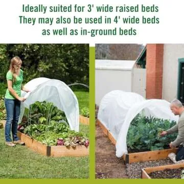 Gardener's Supply Company Hi-Rise Super Hoops, Set of 6