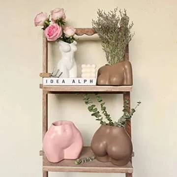 FROZZUR Butt Vase - Unique Female Body Flower Pot