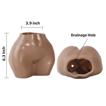FROZZUR Butt Vase - Unique Female Body Flower Pot