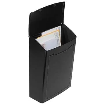 Architectural Mailboxes 2681B Black Wall Mount Mailbox