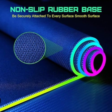 GIM Wireless RGB Gaming Mouse Pad 15W Fast Charge 10 LED Modes