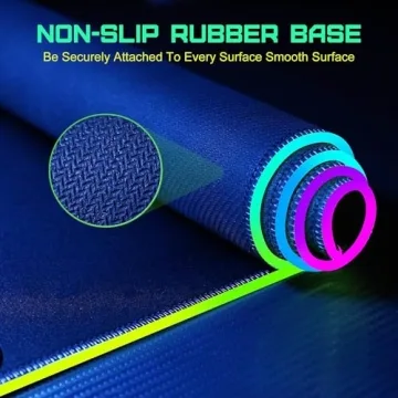 GIM Wireless RGB Gaming Mouse Pad 15W Fast Charge 10 LED Modes