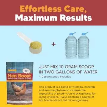 Flock PRO Hen Boost - Ultimate Digestive Supplement for Chickens