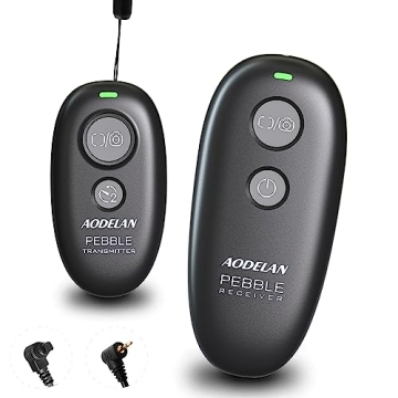 Camera Remote Control Wireless Shutter for Canon EOS RP, R6, ROS RP, Rebel T6, T7, T5, T3, SL2, 5D M...