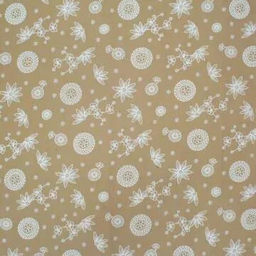 iNee Light Coffee Fat Quarters Fabric for Quilting