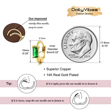 Stylish Tiny Gold Hoop Huggies for All Ages and Occasions