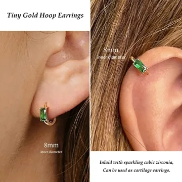 Stylish Tiny Gold Hoop Huggies for All Ages and Occasions