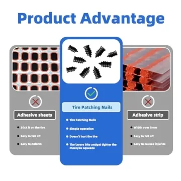 Fodeuxp Tire Repair Nails Kit for Easy Tire Fixes