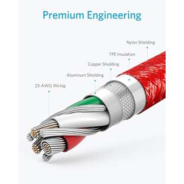 Anker PowerLine+ USB Type C Cables 3-Pack - Fast Charging