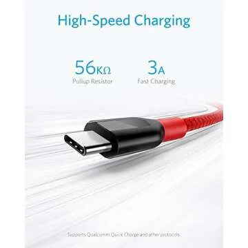 Anker PowerLine+ USB Type C Cables 3-Pack - Fast Charging