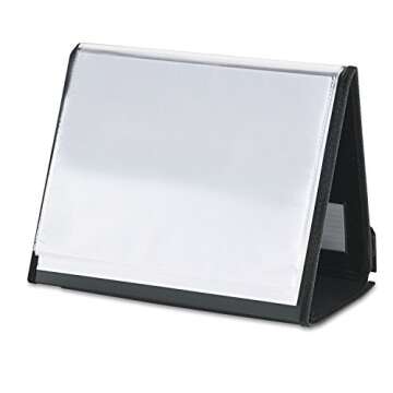 Cardinal Easel ShowFile Presentation Book, 20 Pockets, Holds 40 Letter-Size Sheets, Horizontal Displ...