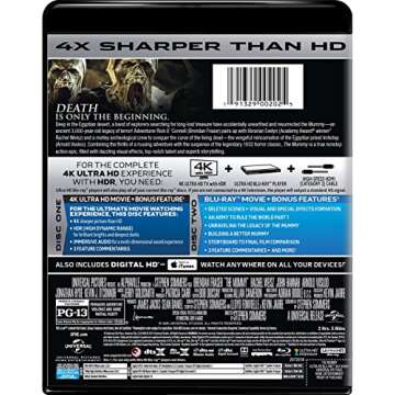 The Mummy (1999) [Blu-ray] - Classic Adventure Film with Stunning Visuals