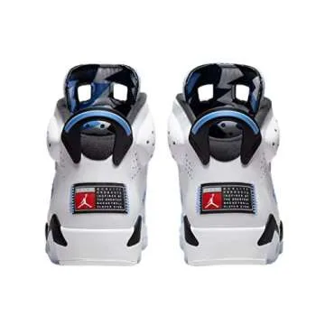 Nike Jordan Mens Air Jordan 6 Retro CT8529 410 UNC - Size 8.5, University Blue/White-college