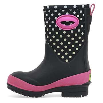 Western Chief Kid's Cold Rated Neoprene Memory Foam Snow Boot, Chloe Dot, 2 M US Little Kid